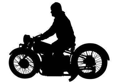 Eski büyük bisiklet ve beyaz arka plan