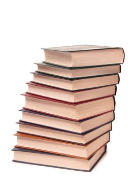 Beyaz arka plan eski klasik kitap