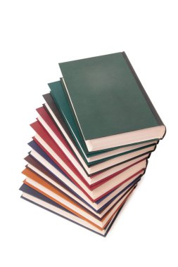 Beyaz arka plan eski klasik kitap