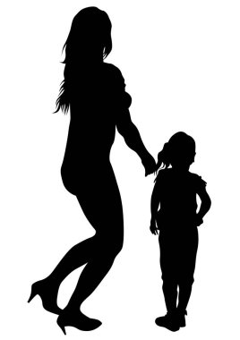 Beyaz arka plan üzerinde küçük çocukla Olgun