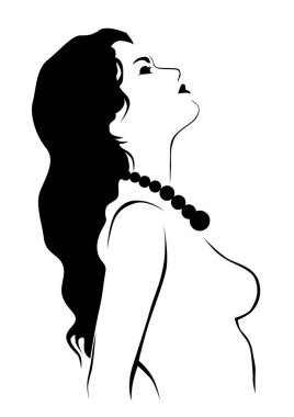 Beyaz zemin üzerinde bir spor rakam olan kadın