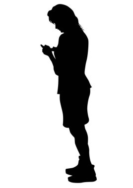 Beyaz bir adam smartphone ile genç kadın