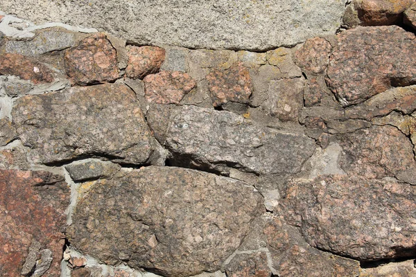 Αρχαίο Τείχος Από Μεγάλες Πέτρες Φυσικό Φόντο — Φωτογραφία Αρχείου