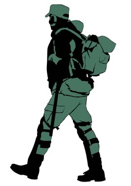 Beyaz arka planda özel polis gücü insanları