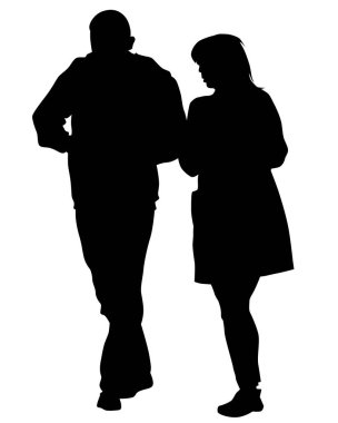 birkaç genç adam ve kız beyaz zemin üzerine