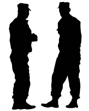 Beyaz arka planda özel polis gücü insanları