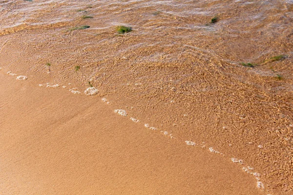Large Waves Sea Sandy Beach — Stock Photo, Image