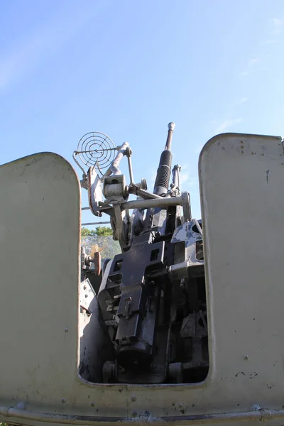 Old Artillery Guns Fortifications Shore — Stock Photo, Image