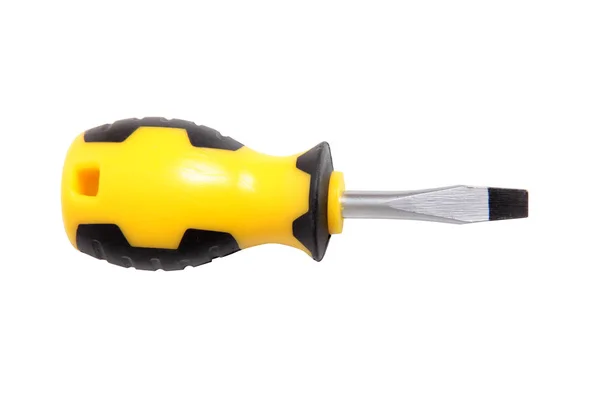 Set Screwdrivers Construction Work White Background — Stock Photo, Image