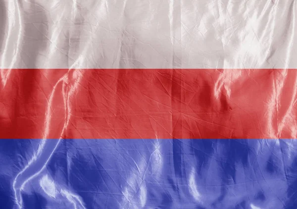 Staatsflagge Flattert Wind Farbiger Hintergrund Auf Textilien — Stockfoto