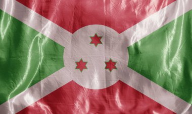 Eyalet bayrağı rüzgarda dalgalanıyor. Tekstil üzerine renkli arkaplan