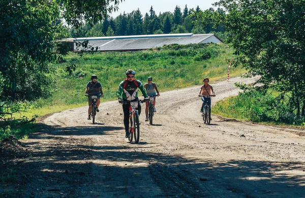 Mayo 2018 Naliboki Belarús Maratón Amateur Bielorruso Naliboki Grupo Personas — Foto de Stock