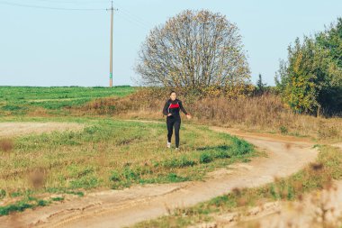 6 Ekim 2018 Novogrudok Belarus Castle Road Cross Country Run