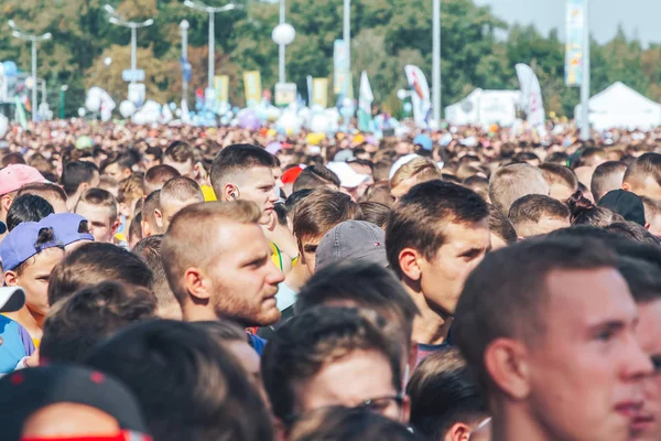 9 septembre 2018 Minsk Biélorussie Demi-marathon Minsk 2018 Courir dans la ville — Photo