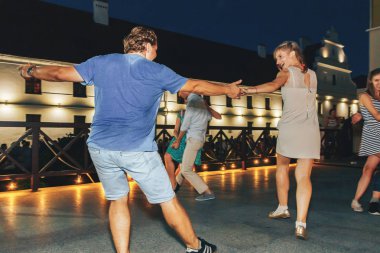 4 Ağustos 2018 Minsk Belarus Caddesi Şenlikleri