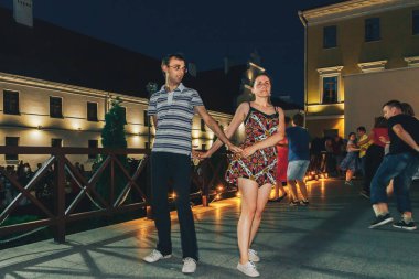 4 Ağustos 2018 Minsk Belarus Caddesi Şenlikleri