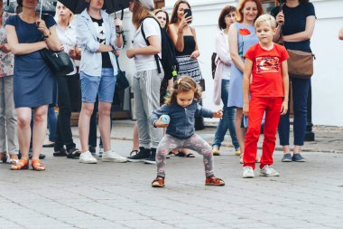 21 Temmuz 2018, Minsk, Beyaz Rusya sokak Şenlikleri şehir