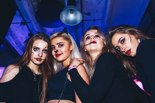 October 2017 Minsk Belarus Art Space Top Party Dedicated Halloween — Stock Photo, Image