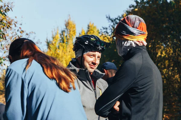 Října 2018 Minsk Bělorusko 2018 Olympijské Cross Country Pohár Xco — Stock fotografie