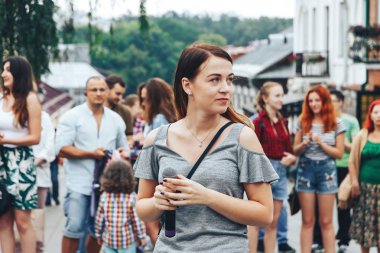 21 Temmuz 2018, Minsk, Beyaz Rusya sokak Şenlikleri şehir