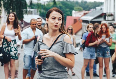 21 Temmuz 2018, Minsk, Beyaz Rusya sokak Şenlikleri şehir