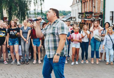 21 Temmuz 2018, Minsk, Beyaz Rusya sokak Şenlikleri şehir