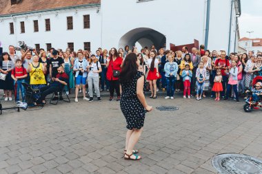 21 Temmuz 2018, Minsk, Beyaz Rusya sokak Şenlikleri şehir