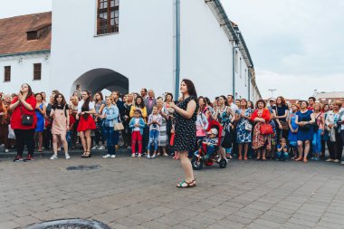 21 Temmuz 2018, Minsk, Beyaz Rusya sokak Şenlikleri şehir