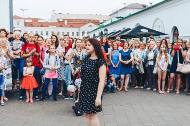 21 Temmuz 2018, Minsk, Beyaz Rusya sokak Şenlikleri şehir