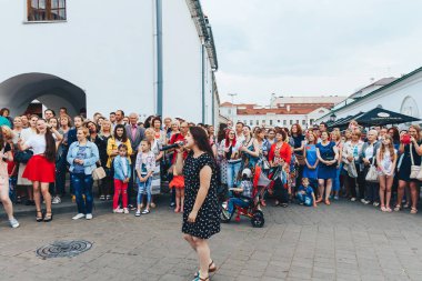 21 Temmuz 2018, Minsk, Beyaz Rusya sokak Şenlikleri şehir