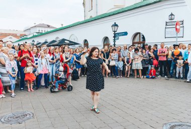 21 Temmuz 2018, Minsk, Beyaz Rusya sokak Şenlikleri şehir