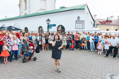 21 Temmuz 2018, Minsk, Beyaz Rusya sokak Şenlikleri şehir