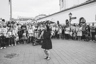 21 Temmuz 2018, Minsk, Beyaz Rusya sokak Şenlikleri şehir