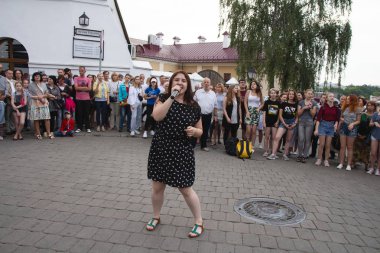 21 Temmuz 2018, Minsk, Beyaz Rusya sokak Şenlikleri şehir