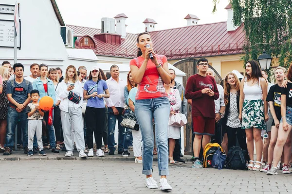 21 Temmuz 2018, Minsk, Beyaz Rusya sokak Şenlikleri şehir