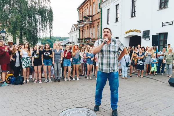 21 Temmuz 2018, Minsk, Beyaz Rusya sokak Şenlikleri şehir