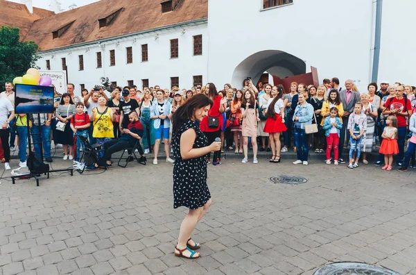 21 Temmuz 2018, Minsk, Beyaz Rusya sokak Şenlikleri şehir
