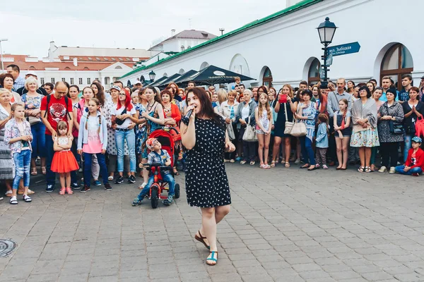 21 Temmuz 2018, Minsk, Beyaz Rusya sokak Şenlikleri şehir