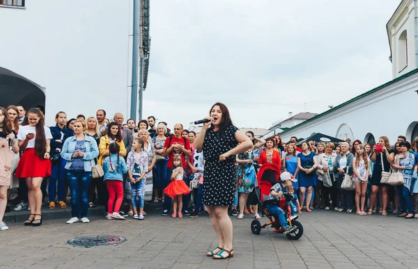 21 Temmuz 2018, Minsk, Beyaz Rusya sokak Şenlikleri şehir