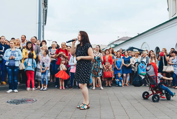 21 Temmuz 2018, Minsk, Beyaz Rusya sokak Şenlikleri şehir