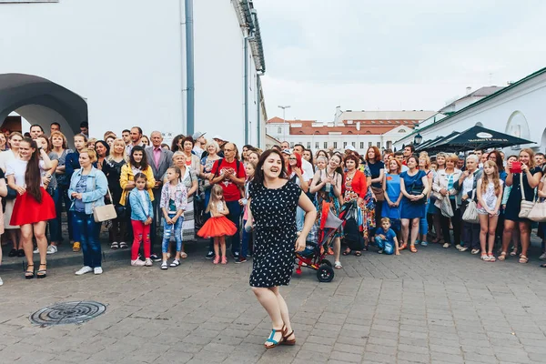 21 Temmuz 2018, Minsk, Beyaz Rusya sokak Şenlikleri şehir