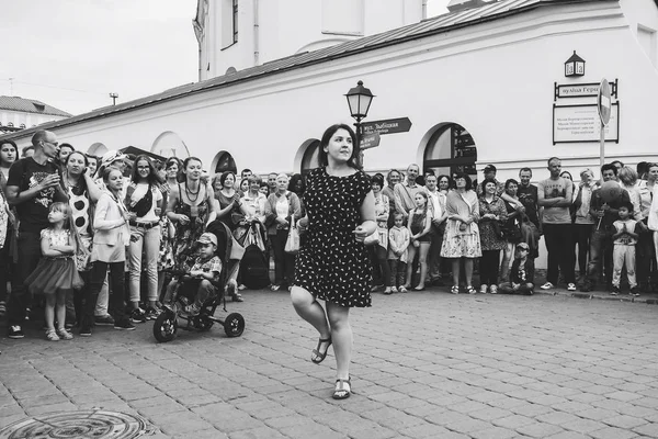 21 Temmuz 2018, Minsk, Beyaz Rusya sokak Şenlikleri şehir