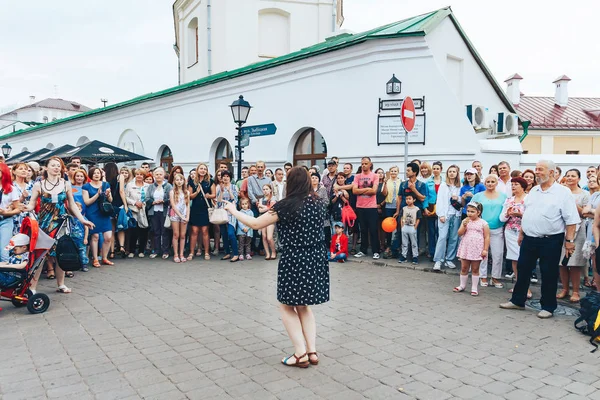 21 Temmuz 2018, Minsk, Beyaz Rusya sokak Şenlikleri şehir