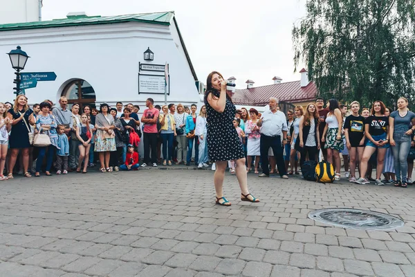 21 Temmuz 2018, Minsk, Beyaz Rusya sokak Şenlikleri şehir