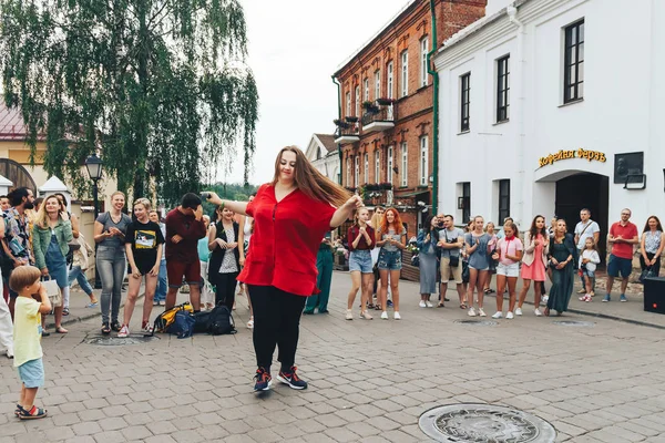 21 Temmuz 2018, Minsk, Beyaz Rusya sokak Şenlikleri şehir