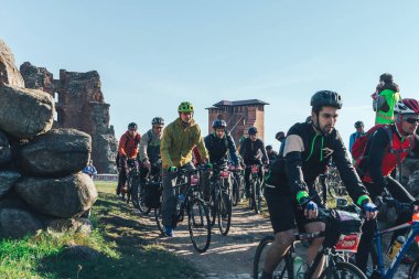 6 Ekim 2018 Novogrudok Belarus Castle Road Cross Country Run