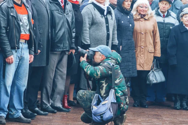 November 2018 Minsk Wit Rusland Verjaardag Van Grote Oktober Socialistische — Stockfoto