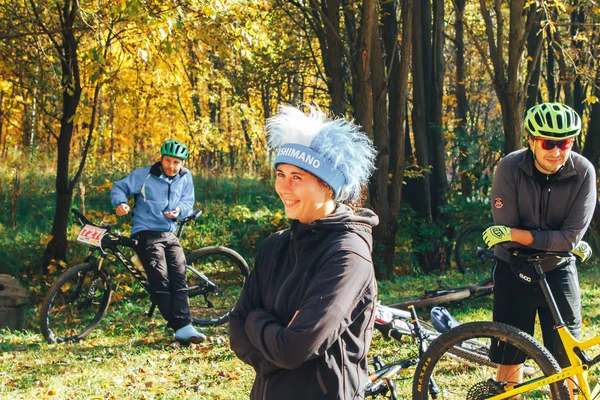 Oktober 2018 Minsk Weißrussland 2018 Olympischer Cross Country Cup Xco — Stockfoto