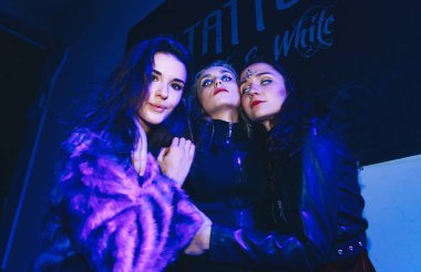 Ekim 28-29, 2017 Minsk Beyaz Rusya sanat alanı üst parti tatil Helloween adanmış.
