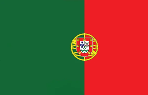 Bandera Portugal Como Maqueta Para Diseño Web Para Día Portugal — Foto de Stock